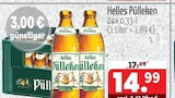 Aktuelles Helles Pülleken Angebot bei Getränke Quelle WVG in Wittenberg (Lutherstadt) ab 14,99 €