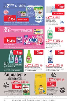 Promotion Croquettes Chat dans le prospectus Supermarchés Match, valable du 24/03/2026 au 05/04/2026 Promo Croquettes Chat dans le catalogue Supermarchés Match du moment à la page 40