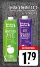 Apfel- oder Traubensaft Angebote von beckers bester bei EDEKA Mönchengladbach für 1,79 €