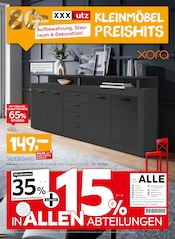 Sideboard im XXXLutz Möbelhäuser Prospekt in Wolfenbüttel Aktueller XXXLutz Möbelhäuser Prospekt mit Sideboard, "Kleinmöbel Preishits", Seite 1