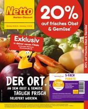 Aktueller Netto Marken-Discount Discounter Prospekt in Marksuhl und Umgebung, "20% auf frisches Obst & Gemüse" mit 4 Seiten, 06.05.2024 - 11.05.2024