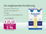 2 kcal Drink Vanille Trinkflasche Angebote von Fresubin bei mea - meine apotheke Braunschweig für 25,10 €