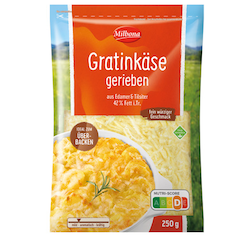 Gratinkäse gerieben