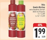 Gewürz Ketchup Schaschlik Angebote von Hela bei EDEKA Freiberg für 1,99 €