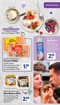 Sahne im ALDI SÜD Prospekt "FEIER DEN FEBRUAR ZUM ORIGINAL ALDI PREIS" mit 35 Seiten (Nürnberg)