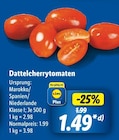 Lidl Lietzow - Dattelcherrytomaten Angebot im Prospekt Dattelcherrytomaten bei Lidl im Lietzow Prospekt für 1,49 €