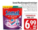 Maschinengeschirrreiniger Tabs Angebote von Somat bei EDEKA Heidenheim für 6,99 €