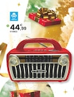 Vintage 100 enceinte bluetooth radio fm - à 44,99 € dans le catalogue JouéClub