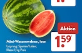 Mini-Wassermelone, lose im ALDI SÜD Prospekt Mini-Wassermelone, lose im aktuellen ALDI SÜD Prospekt für 1,59 €