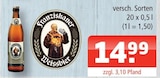 Weissbier Angebote von Franziskaner bei Getränke Oase Lünen für 14,99 €
