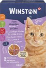 Katze Feine Häppchen im Rossmann Prospekt Katze Feine Häppchen von Winston im aktuellen Rossmann Prospekt für 2,59 €