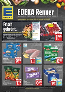 EDEKA Prospekt der Woche "Wir lieben Lebensmittel!" Seite 1, 13.10.2025 bis 18.10.2025 für Münchberg Aktueller EDEKA Prospekt "Wir lieben Lebensmittel!" Seite 1 von 28 Seiten für Münchberg