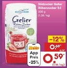 Gelier Rübenzucker 2:1 Angebote von Südzucker bei Netto Marken-Discount Solingen für 0,59 €