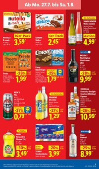 Sahne Angebot im Lidl Prospekt, gültig von 27.07.2026 bis 01.08.2026 Sahne Angebot im aktuellen Lidl Prospekt auf Seite 17