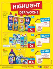 Waschmittel im Netto Marken-Discount Prospekt "Aktuelle Angebote" mit 54 Seiten (Magdeburg)