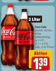 Coca-Cola von Coca-Cola im aktuellen REWE Prospekt für 1,39 €