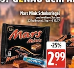 Minis Schokoriegel im E center Prospekt zum Preis von 2,99 €