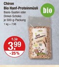 Bio Hanf-Proteinmüsli von Chiron im aktuellen V-Markt Prospekt für 3,99 €