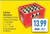 Erdinger Weissbräu Angebote von Erdinger Weissbräu bei diska Amberg für 13,99 €