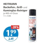Backofen im V-Markt Prospekt Backofen-, Grill- und Kaminglas-Reiniger von HEITMANN im aktuellen V-Markt Prospekt für 1,99 €