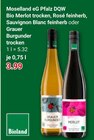 Bio Merlot trocken im Angebot bei GLOBUS in Hof Bio Merlot trocken Angebote von Moselland eG Pfalz DQW bei GLOBUS Hof für 3,99 €