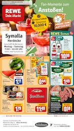 Discounter Prospekt von REWE Wetter REWE Prospekt: "Dein Markt", 31 Seiten, 15.06.2026 - 20.06.2026