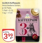 Kaffeepads Angebote von GLOBUS bei GLOBUS Erlangen für 3,99 €