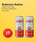 Aktuelle Bier Angebote bei Getränke Hoffmann in Rheda-Wiedenbrück Aktuelles Budweiser Budvar Angebot bei Getränke Hoffmann in Rheda-Wiedenbrück ab 1,29 €