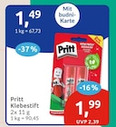 Klebestift von Pritt im aktuellen budni Prospekt