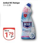 WC Reiniger im Angebot bei GLOBUS in Halle WC Reiniger Angebote von Antikal bei GLOBUS Halle für 1,79 €