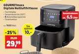 Digitale Heißluftfritteuse von Gourmetmaxx für 29,99 € bei Thomas Philipps im Angebot Digitale Heißluftfritteuse von Gourmetmaxx im aktuellen Thomas Philipps Prospekt