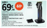 Tondeuse cheveux Super X Metal - BaByliss dans le catalogue E.Leclerc