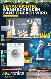 EURONICS Elektromärkte Prospekt der aktuellen Woche mit 9 Seiten, gültig von 22.12.2025 bis 30.12.2025, in Lippetal und Umgebung Aktueller EURONICS Elektromärkte Prospekt in Lippetal und Umgebung, "GENAU RICHTIG. WENN SCHENKEN GANZ EINFACH WIRD." mit 9 Seiten, 22.12.2025 - 30.12.2025