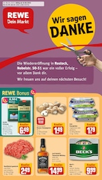 REWE Prospekt für Rostock mit 32 Seiten REWE Prospekt "Dein Markt" für Rostock, 32 Seiten, 10.06.2025 - 14.06.2025