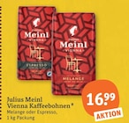 Aktuelles Vienna Kaffee Melange Angebot bei tegut in Gießen ab 16,99 €