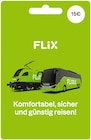 Geschenkkarte von FLIXBUS für 12,75 € bei Penny im Angebot Geschenkkarte von FLIXBUS im aktuellen Penny Prospekt
