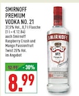 Smirnoff Premium Vodka No. 21 oder Smirnoff Raspberry Crush und Mango Passionfruit Twist Angebote von Smirnoff bei Marktkauf Wuppertal für 8,99 €