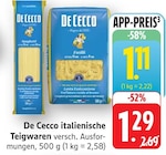 EDEKA Salach - italienische Teigwaren Angebot im Prospekt italienische Teigwaren bei EDEKA im Salach Prospekt für 1,11 €