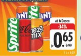Aktuelle Cola Angebote bei EDEKA in Pirna Aktuelles Erfrischungsgetränke Angebot bei EDEKA in Pirna ab 0,65 €