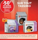 Promo -50% de remise immédiate sur le 2ème produit identique sur tout Tassimo à  dans le catalogue Hyper U à Châteaudouble