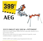 Scie à onglet aeg 1800 w + piètement à Tout Faire dans Pierre-Châtel Scie à onglet aeg 1800 w + piètement à Tout Faire dans Pierre-Châtel