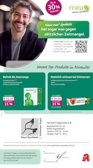 Aktueller mea - meine apotheke Prospekt