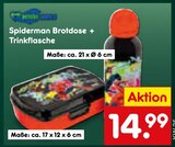Spiderman Brotdose + Trinkflasche Angebote bei Netto Marken-Discount Hückelhoven für 14,99 €
