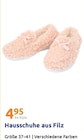 Aktuelle Schuhe Angebote bei Action in Lübeck Aktuelles Hausschuhe aus Filz Angebot bei Action in Lübeck ab 4,95 €