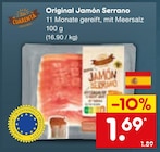 Original Jamón Serrano im Angebot bei Netto Marken-Discount in Zwickau Original Jamón Serrano Angebote von Las Cuarenta bei Netto Marken-Discount Zwickau für 1,69 €