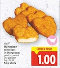 Hähnchenschnitzel in Herzform von Hein im aktuellen E center Prospekt
