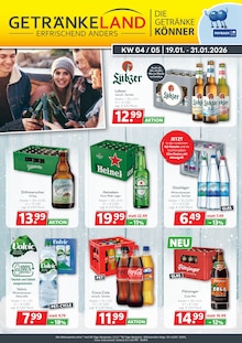 Wasser im Getränkeland Prospekt "Die Getränkekönner" mit 12 Seiten (Rostock)