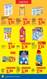 WC Angebote im Prospekt "Plus de 55 produits bio dans l'assiette, ça vaut le coup." von Lidl auf Seite 22