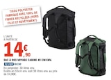 Sac à dos voyage cabine 45 cm env - RIVERSIDE dans le catalogue E.Leclerc