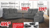 Garnitur Rivera Dreisitzer Angebote bei Die Möbelfundgrube Völklingen für 229,99 €